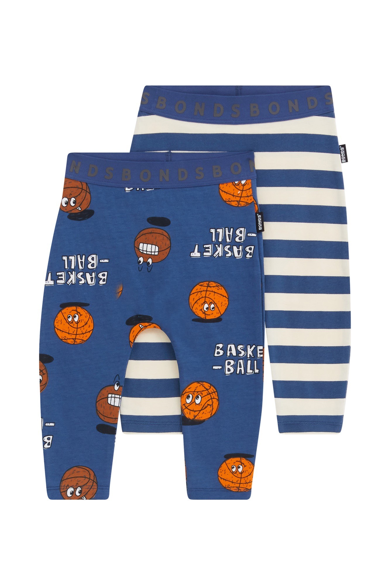 Bonds Legging Bounce Club/Rugby Str Size 0