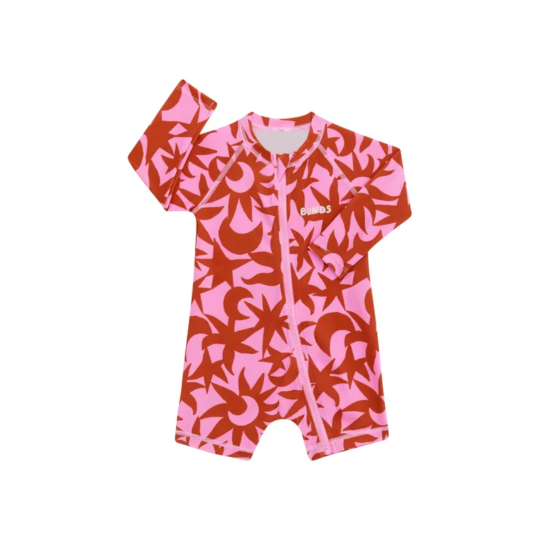 Bonds Swim Suit Zip Summer Sunset Pink