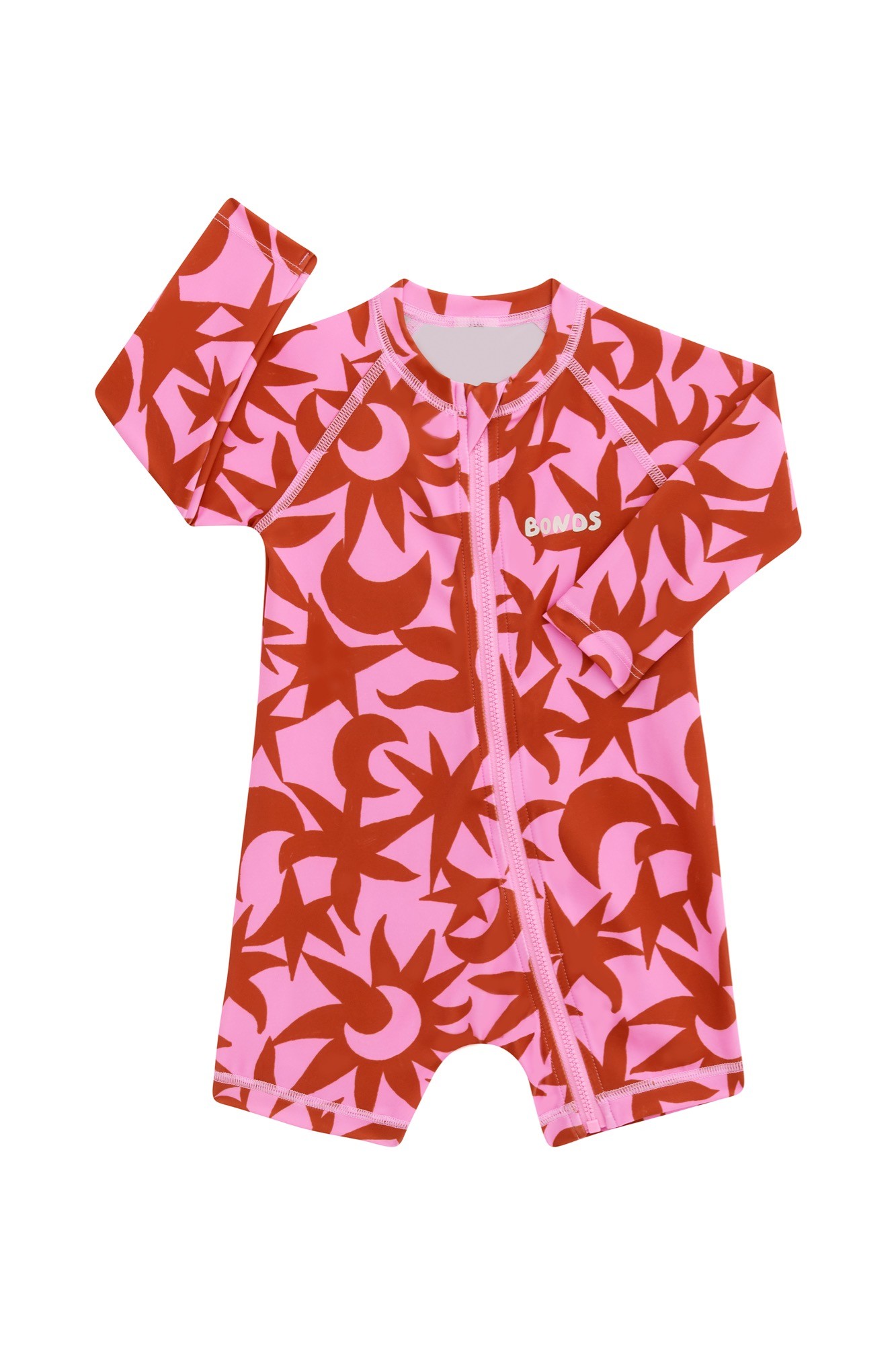 Bonds Swim Suit Zip Summer Sunset Pink Size 000