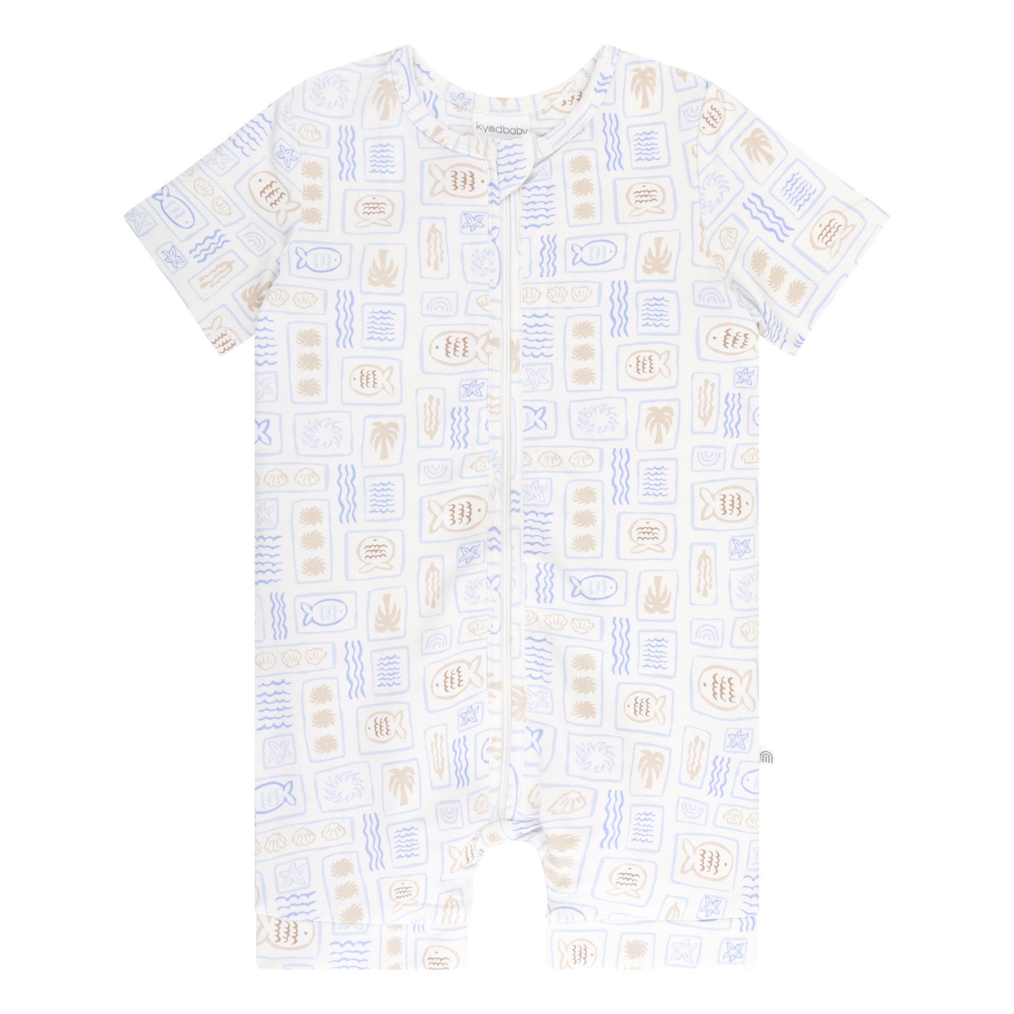 Kynd Baby Short Sleeve Onesie Salty Shores Size 000