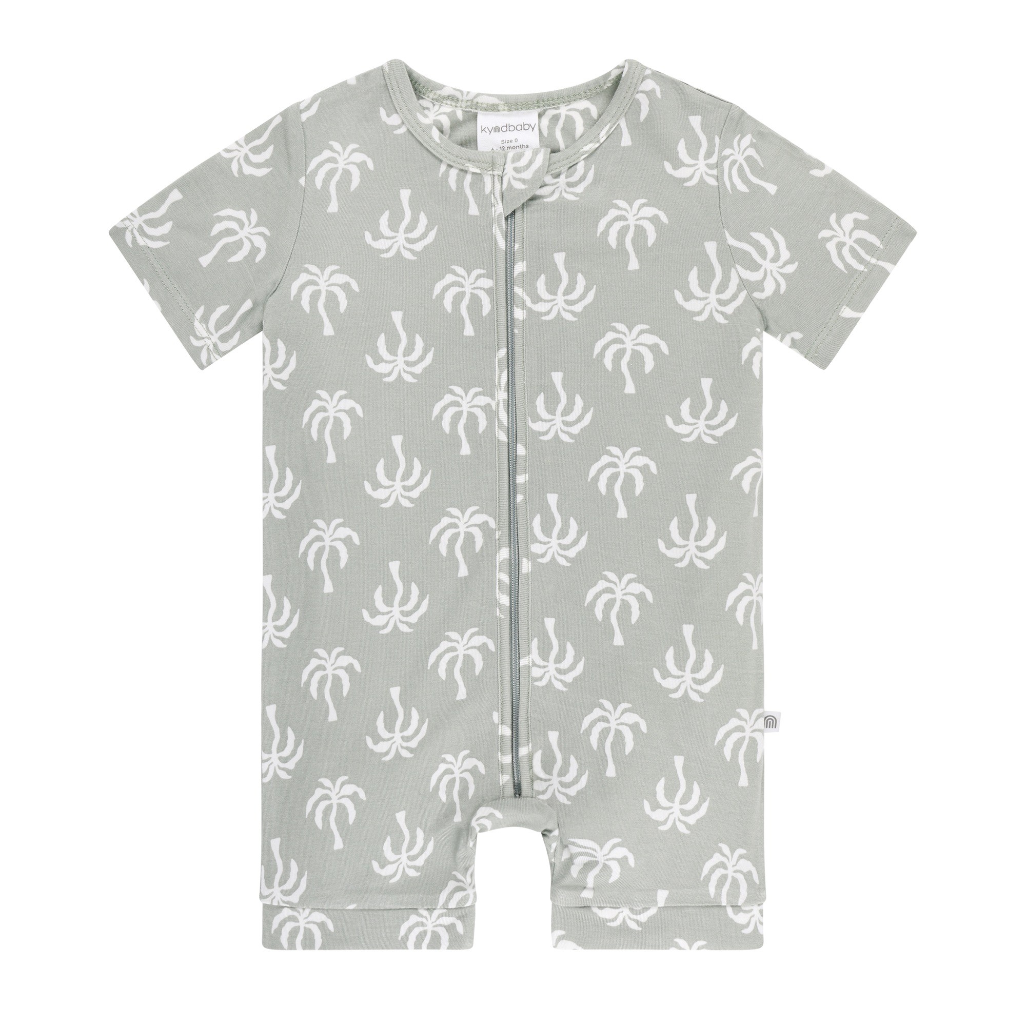 Kynd Baby Short Sleeve Onesie Palm Tree Size 0000