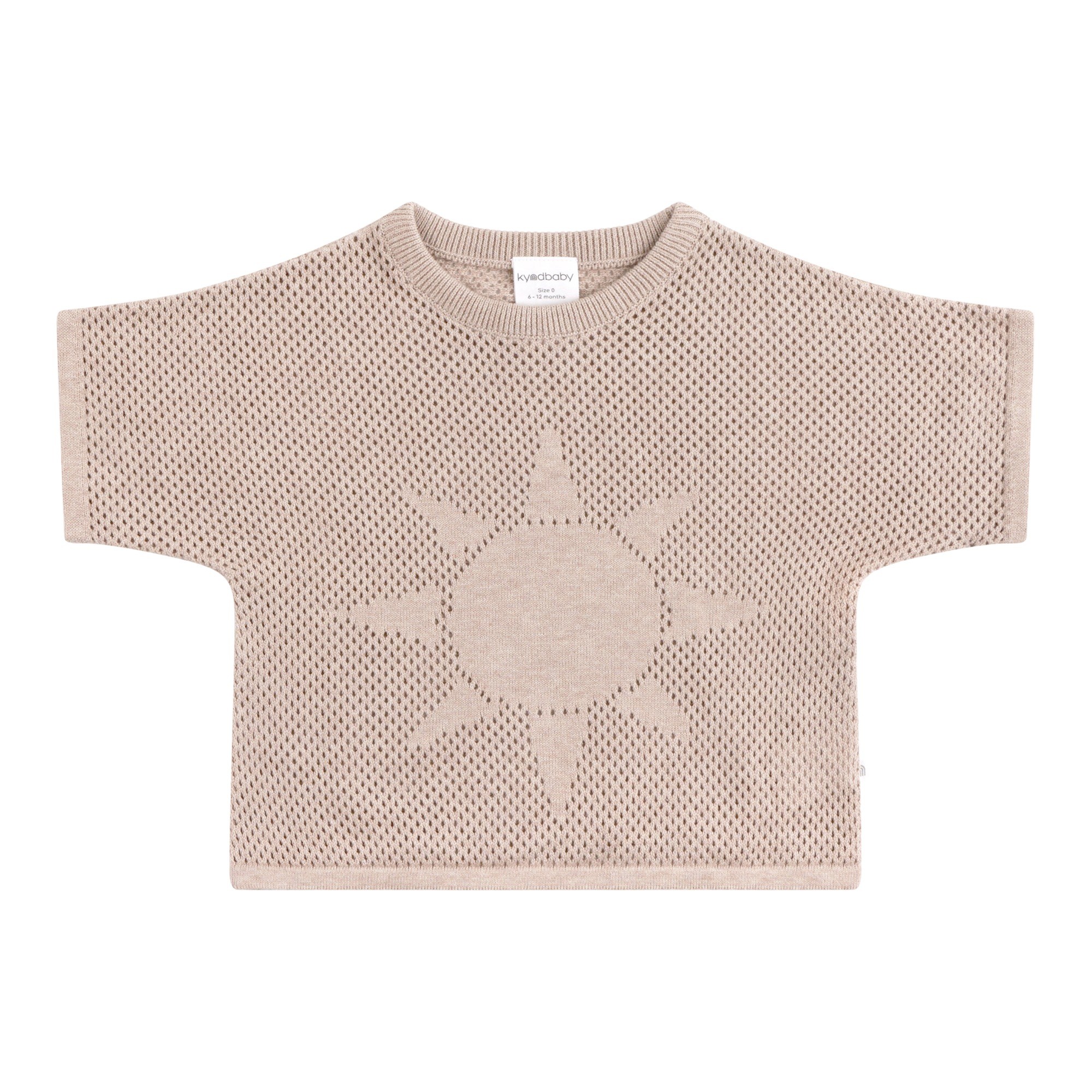Kynd Baby Knit T-Shirt Sand Size 0