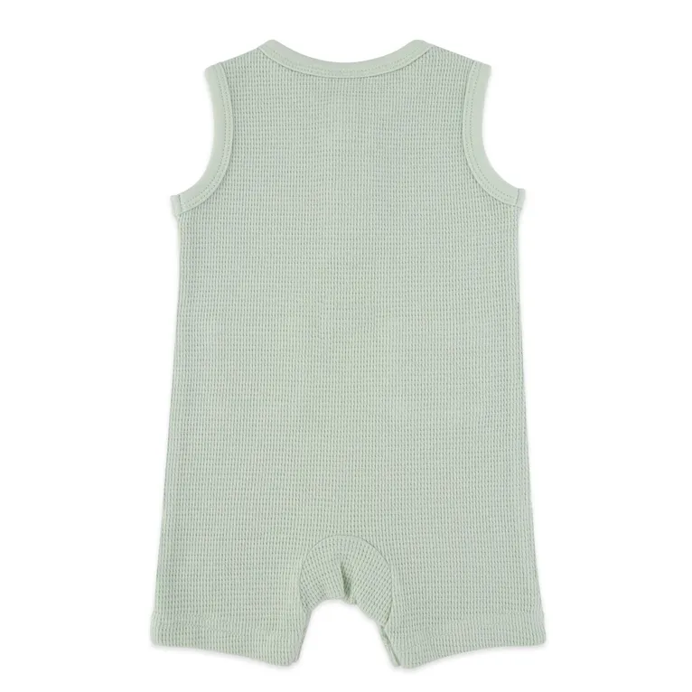 4baby Waffle Romper Sage