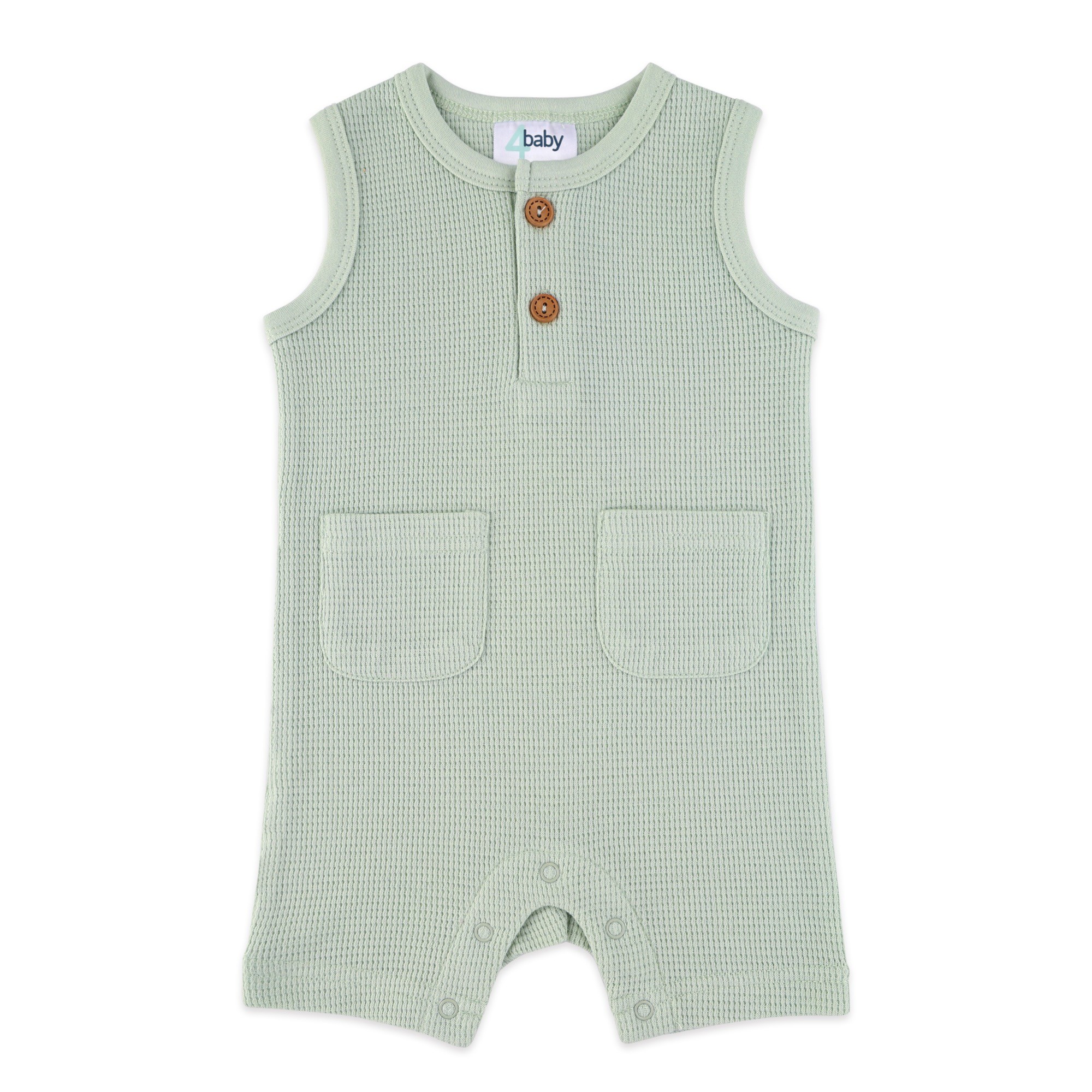 4baby Waffle Romper Green Size 000