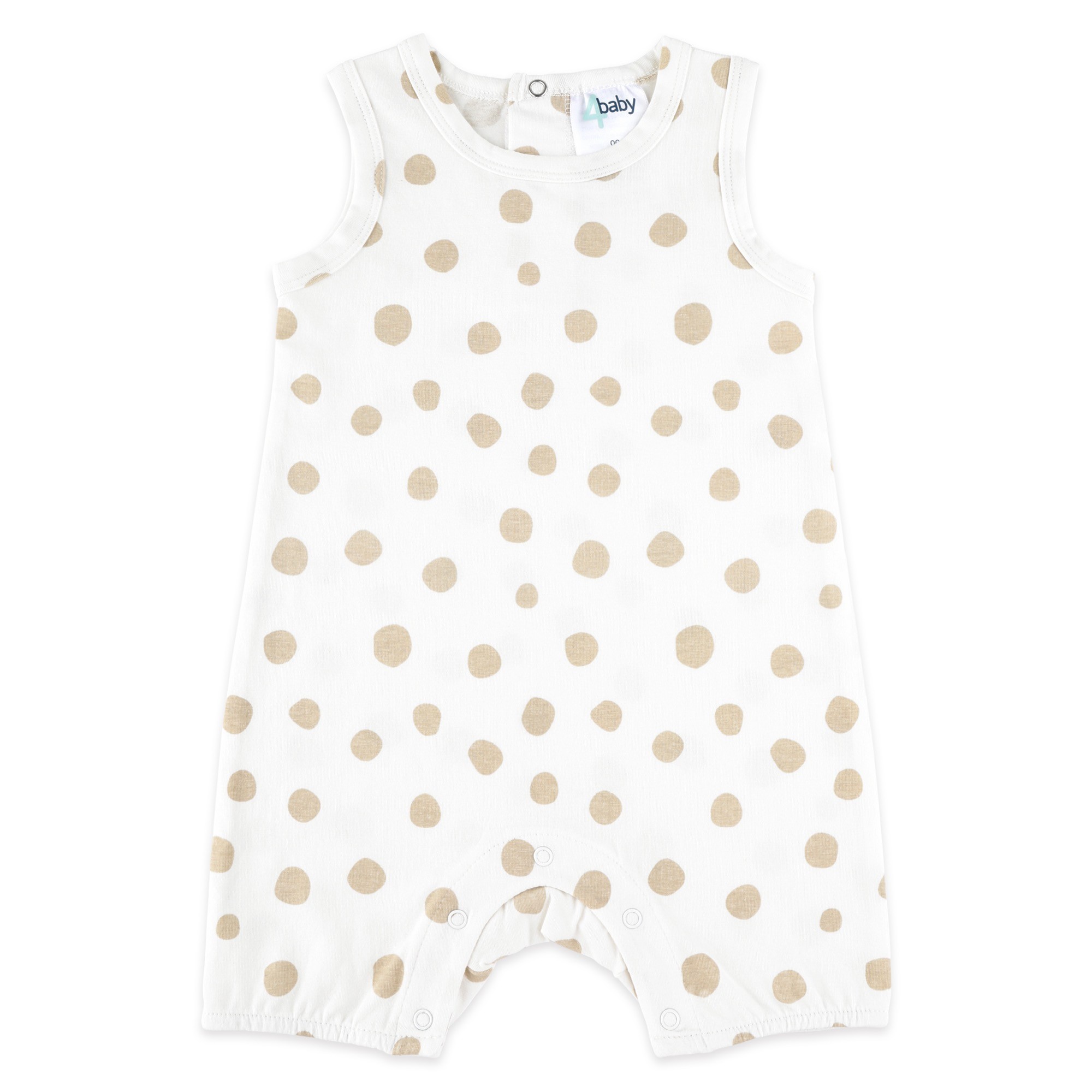 4baby Romper Abstract Dots Beige Size 0