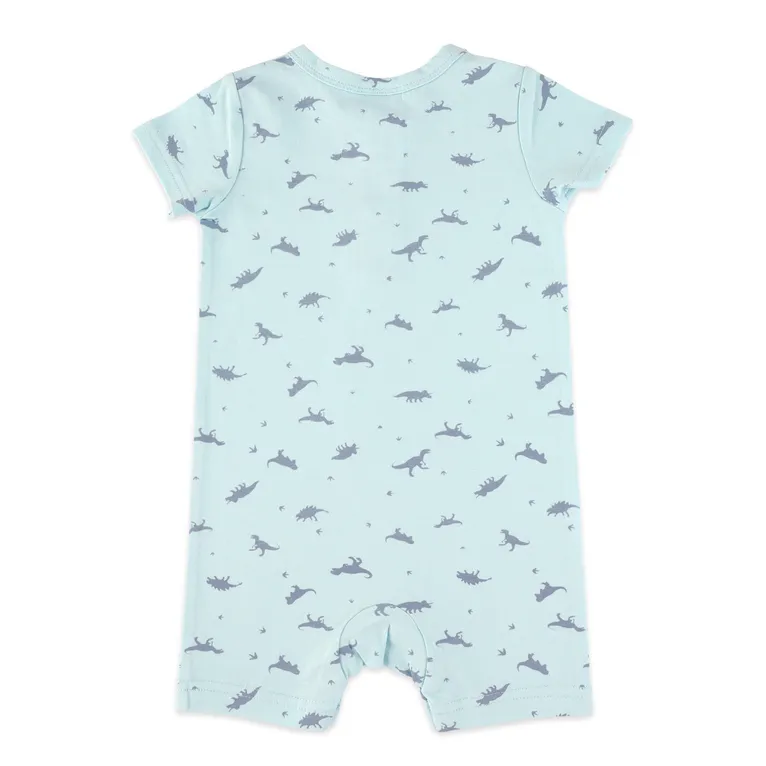 4baby Romper Delicate Dinos Blue