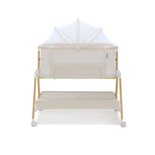 Babyrest Alfie Bedside Bassinet Beige/Natural