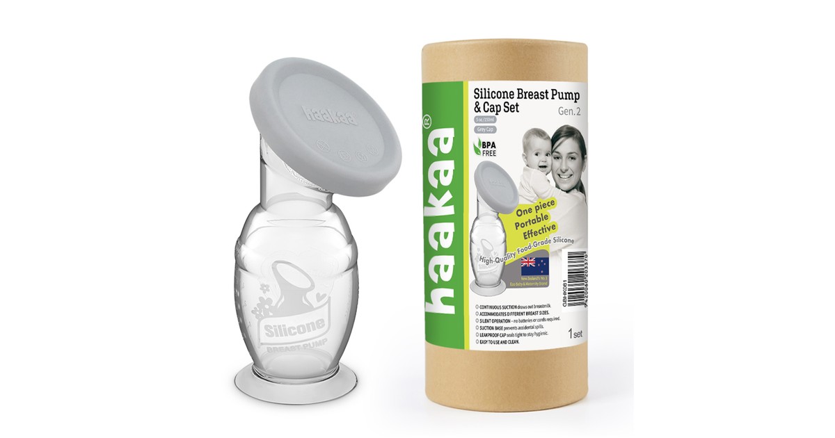 Haakaa Silicone Breast Pump And Cap-150 Ml Baby Bunting AU - Main Image