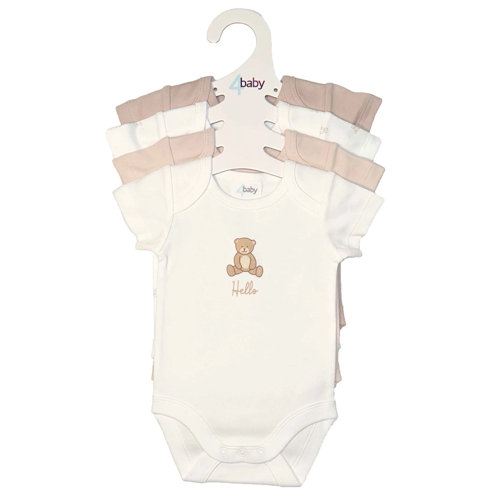 4Baby 4Pc Set Bodysuit Teddy