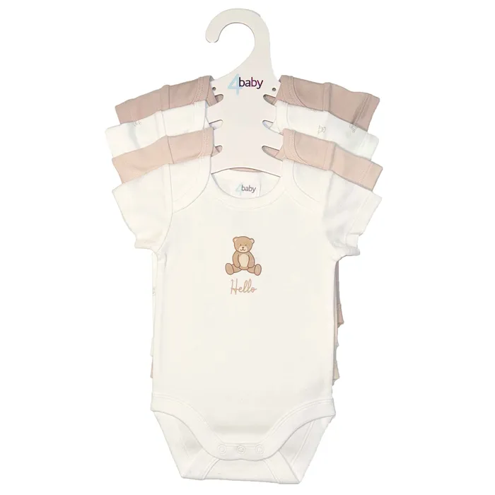 4Baby 4Pc Set Bodysuit Teddy