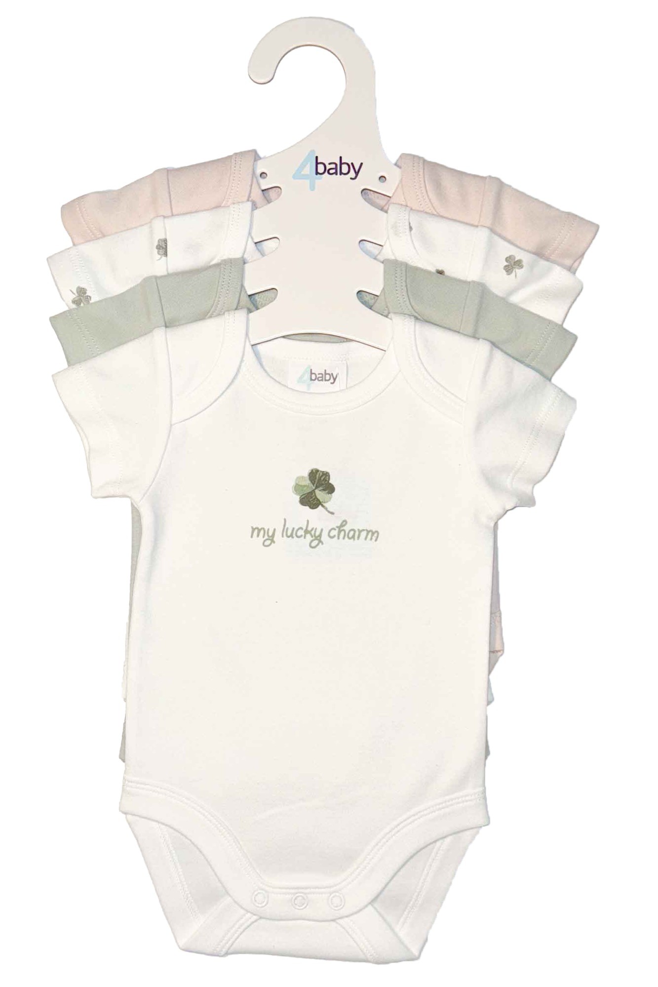 4baby Bodysuit 4 Pack Leaf Mutli Size 00000