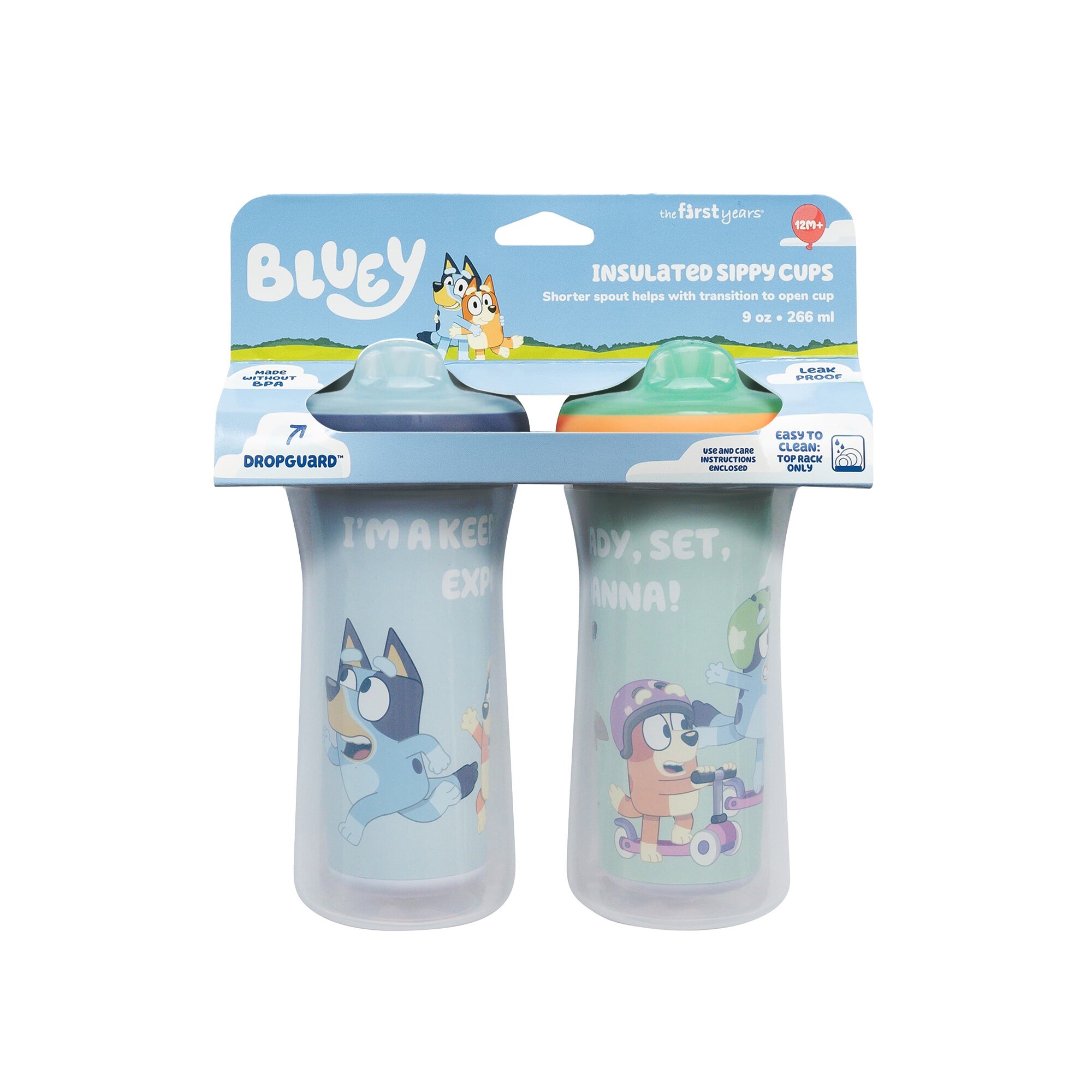 The First Years Sippy Cup 2 Pack Bluey