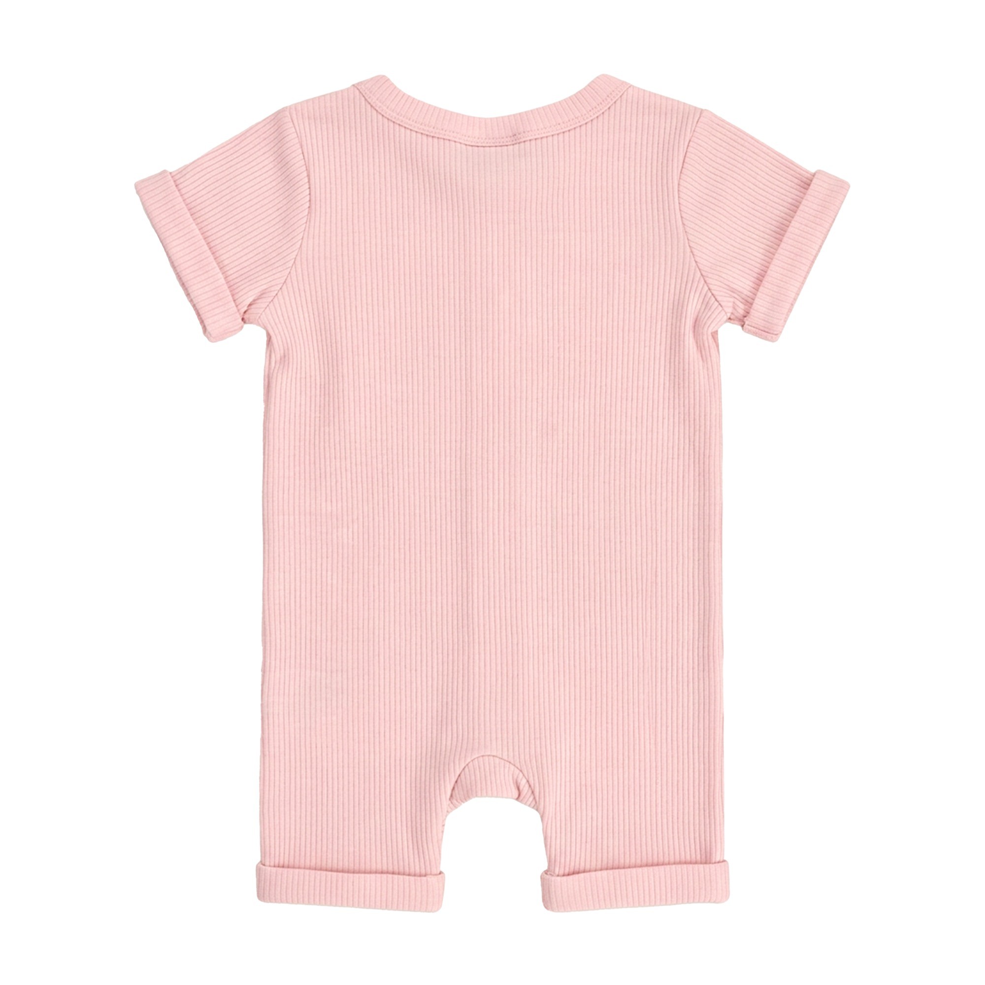 Bilbi Ribbed Organic Short Sleeve Onesie Strawberry Size 0