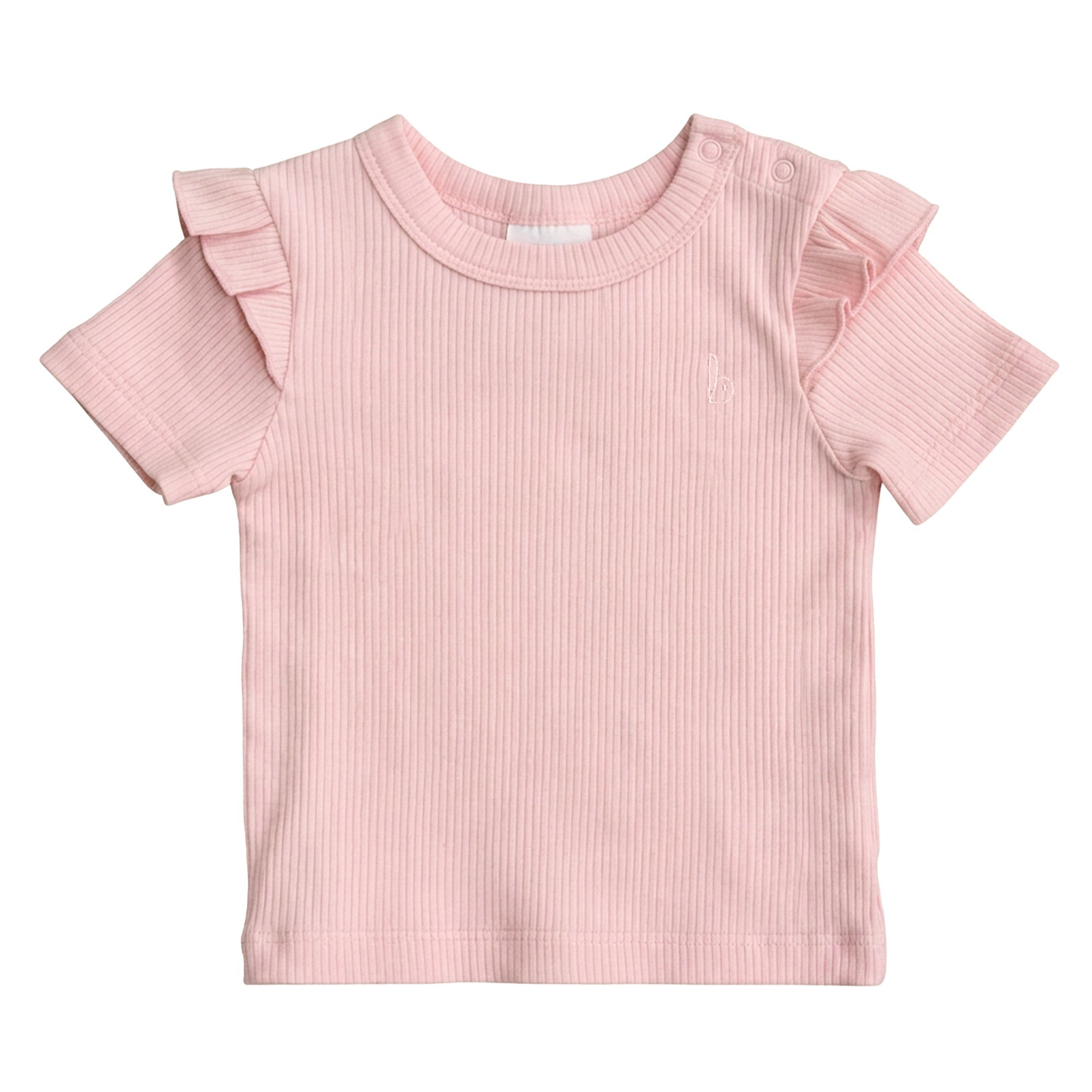 Bilbi Organic Frill Tshirt Strawberry Size 0