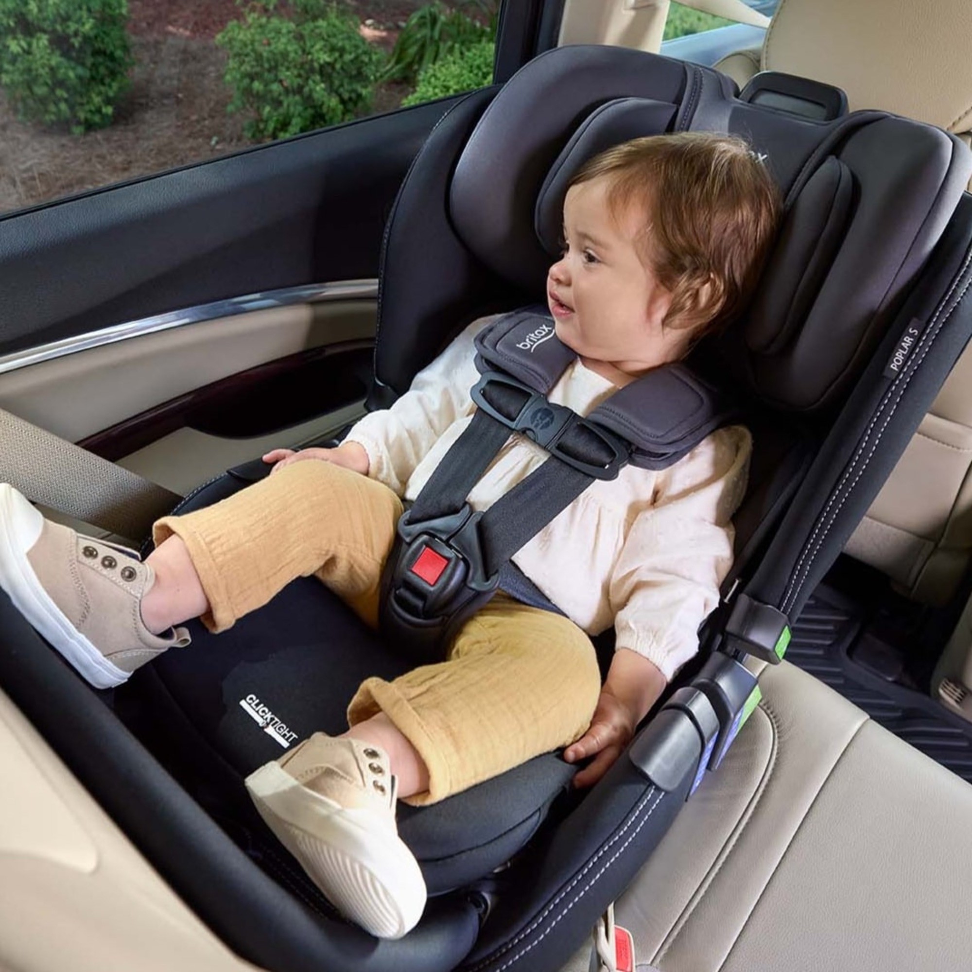 Britax Poplar S Clicktight Convertible Car Seat Stone Onyx Baby