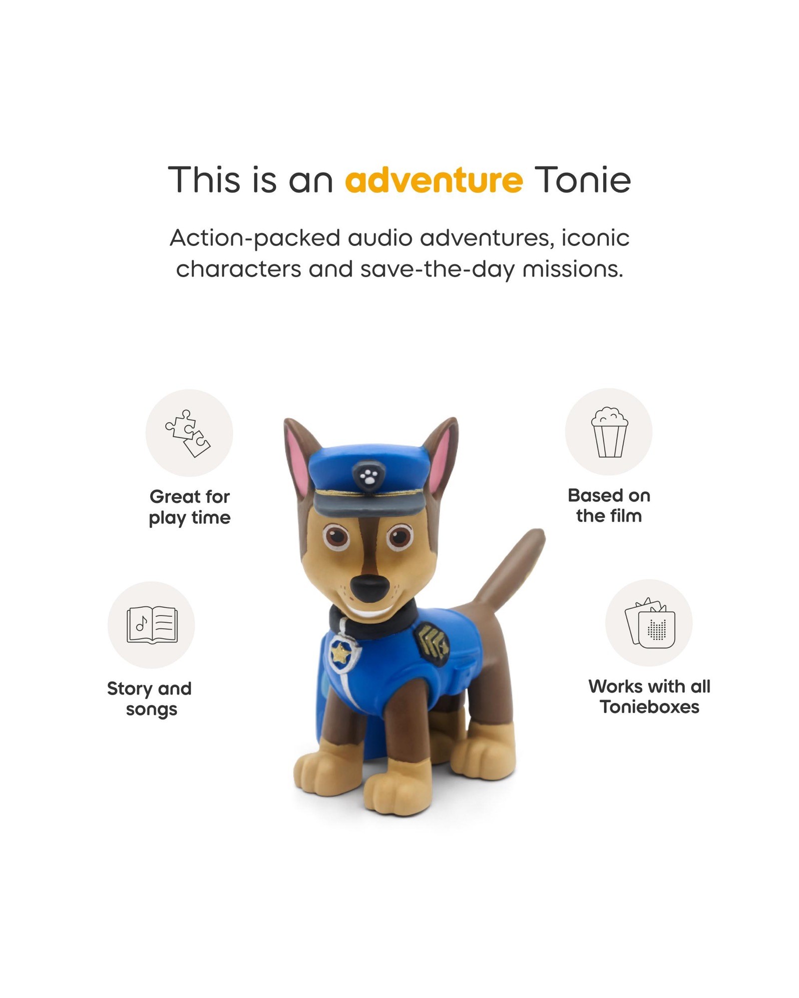 Toniebox 2 Sky Blue Play Set Paw Patrol Chase | Baby Bunting NZ