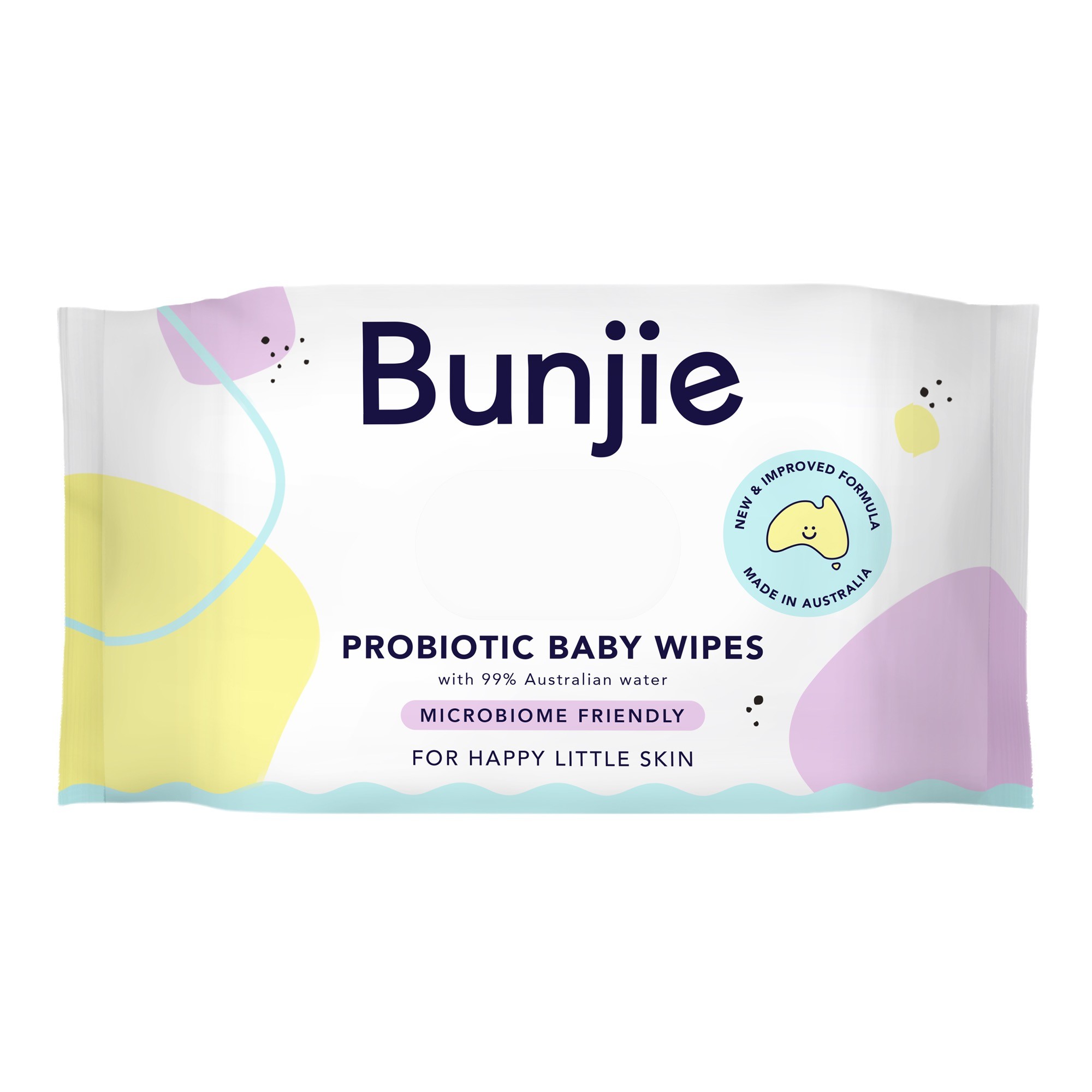 Bunjie Probiotic Baby Travel Wipes 20 Pack