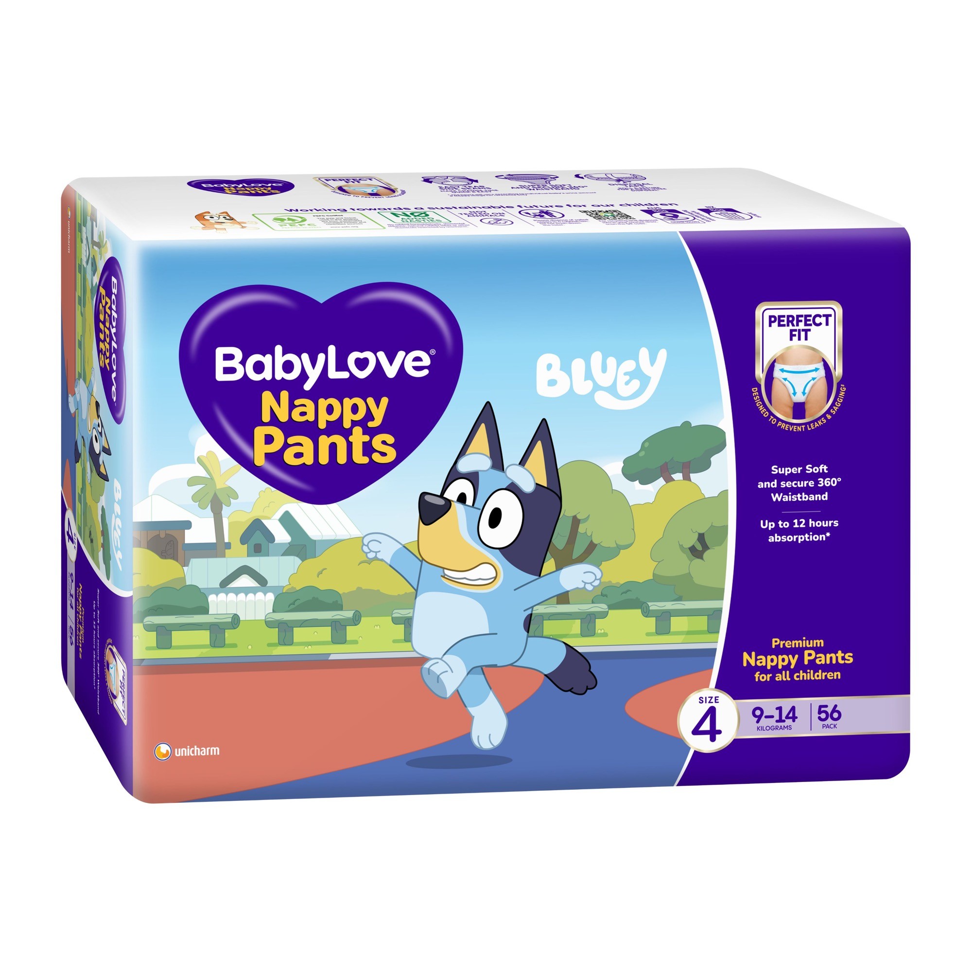 Babylove Nappy Pants Size 4 -56 Pack