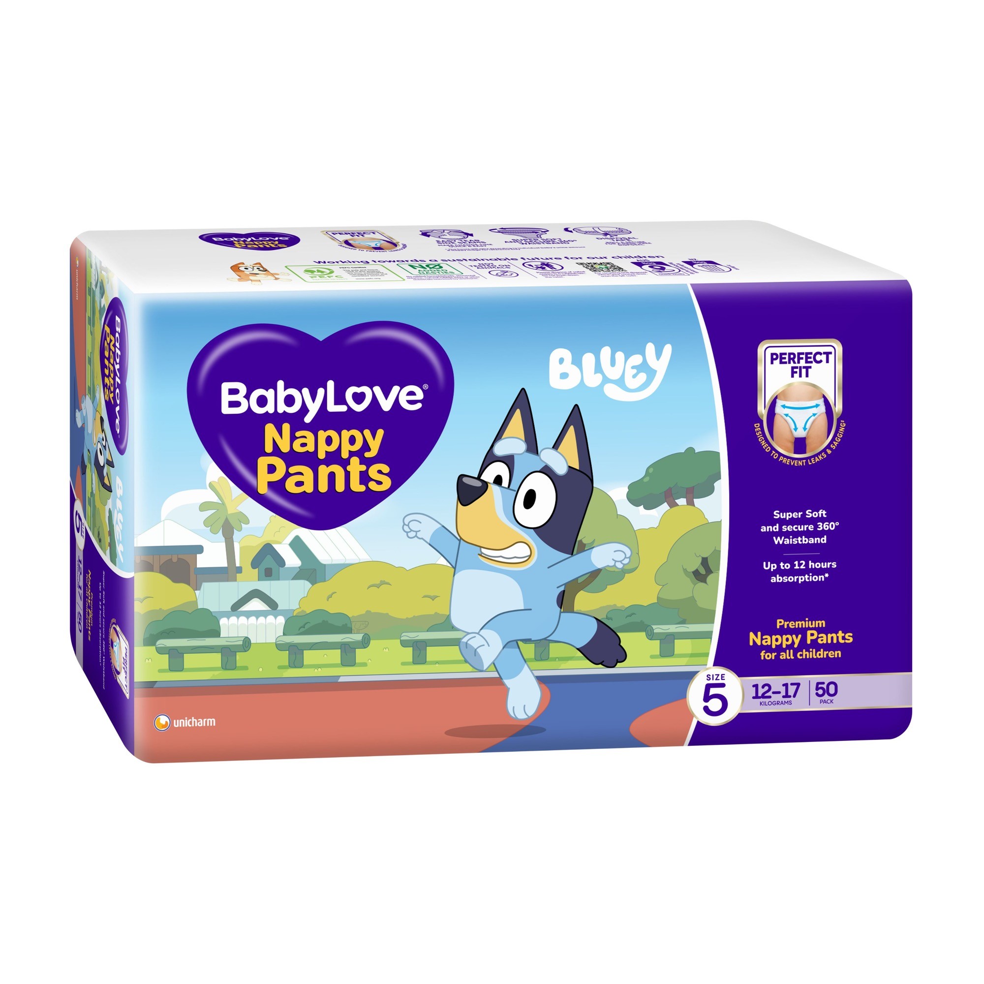 Babylove Nappy Pants Size 5 -50 Pack