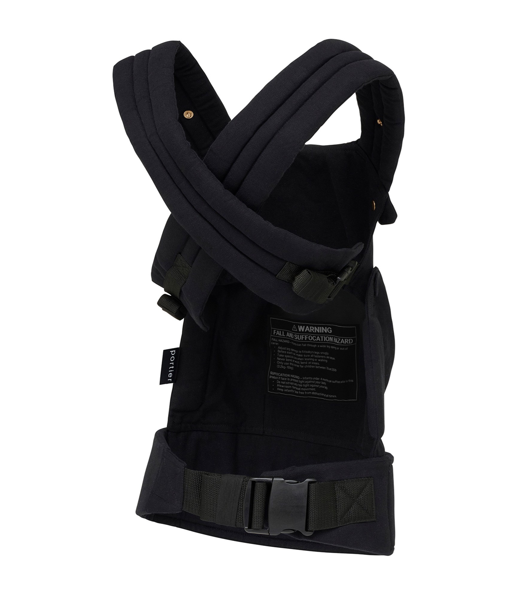 Portier Limitless Baby Carrier Jet Black | Baby Bunting NZ