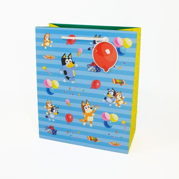 Henderson Greetings Bluey Large Bag Yellow Side