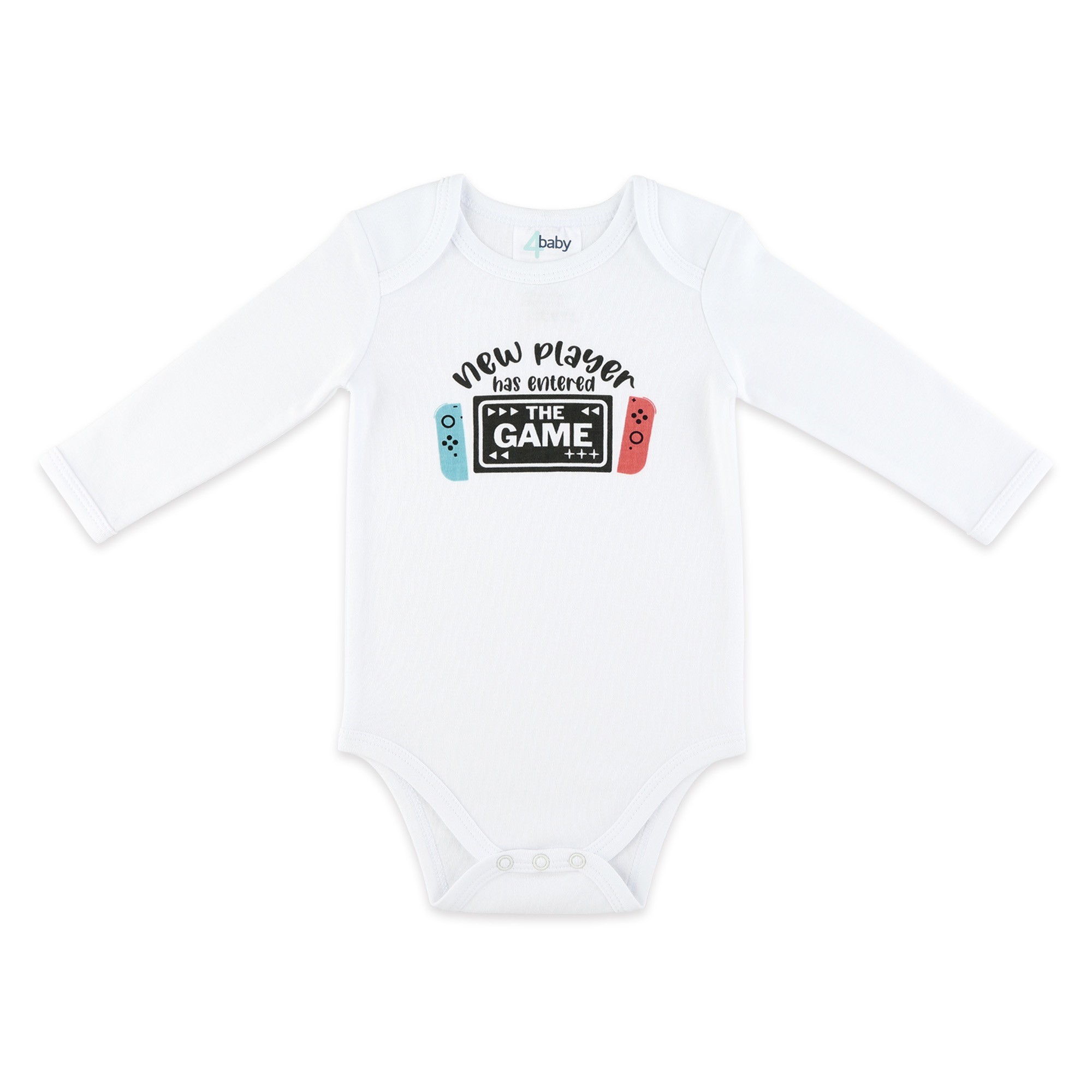 4baby Long Sleeve Bodysuit New Player Size 0