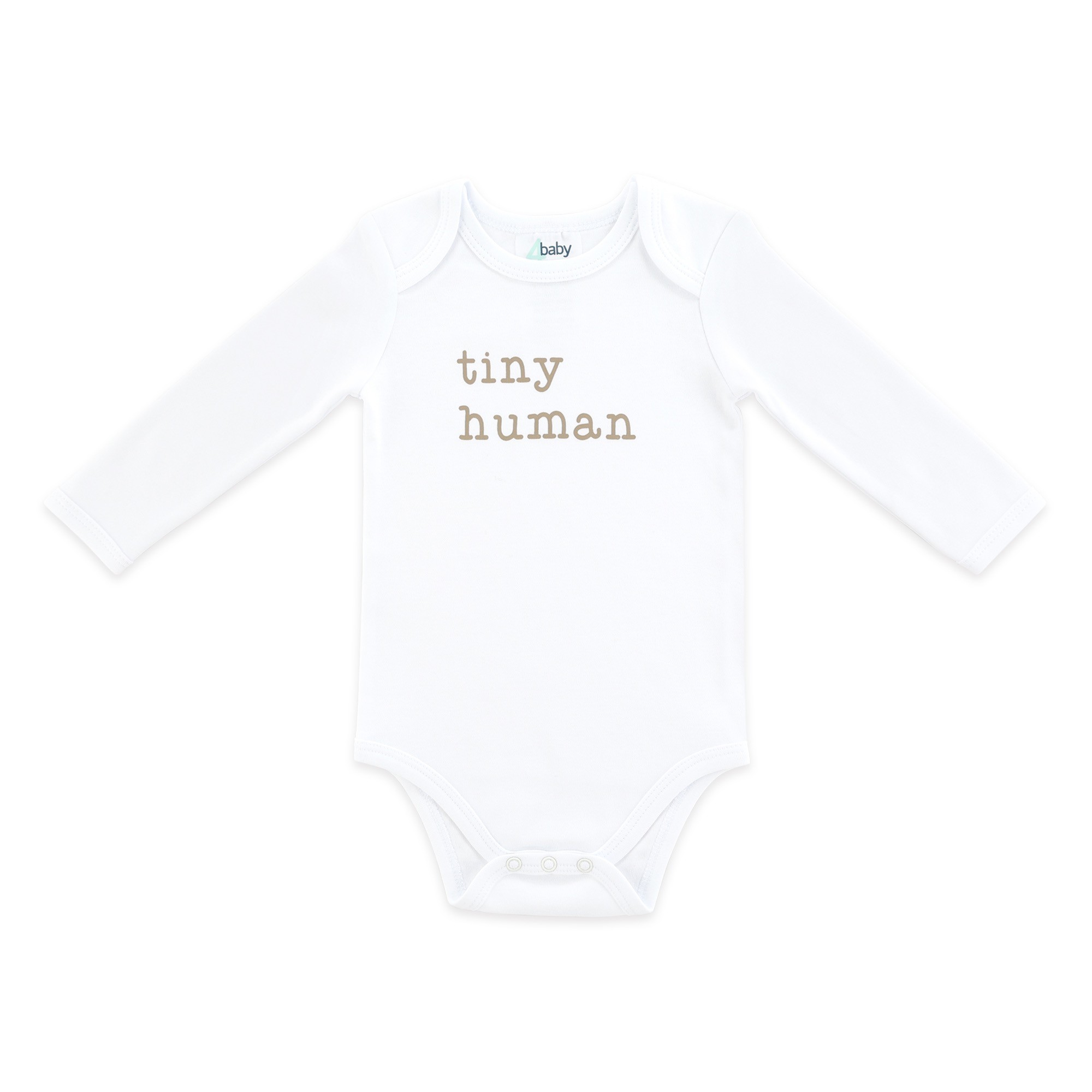 4baby Long Sleeve Bodysuit Tiny Human Size 0
