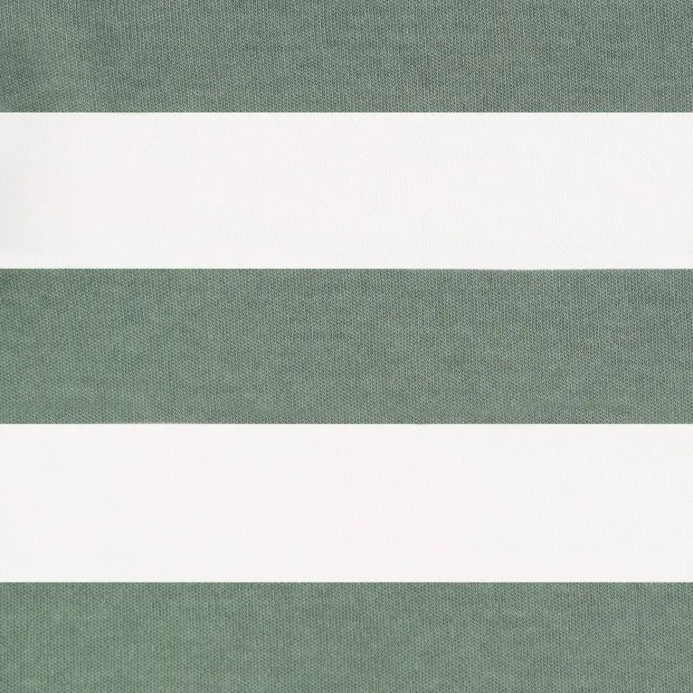 4baby Long Sleeve Bodysuit Rugby Stripe Green
