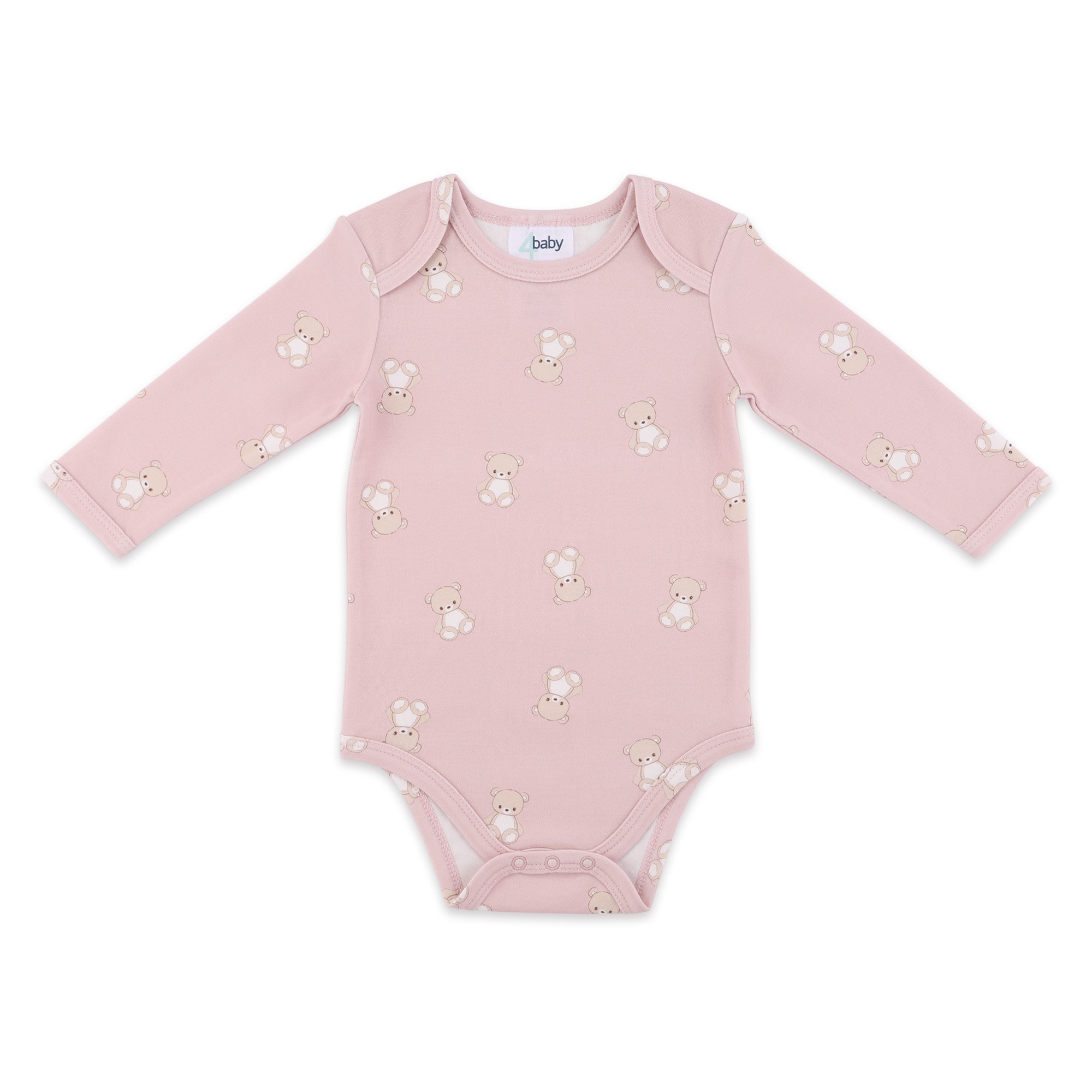 4baby Long Sleeve Bodysuit Teddy Pink Size 0