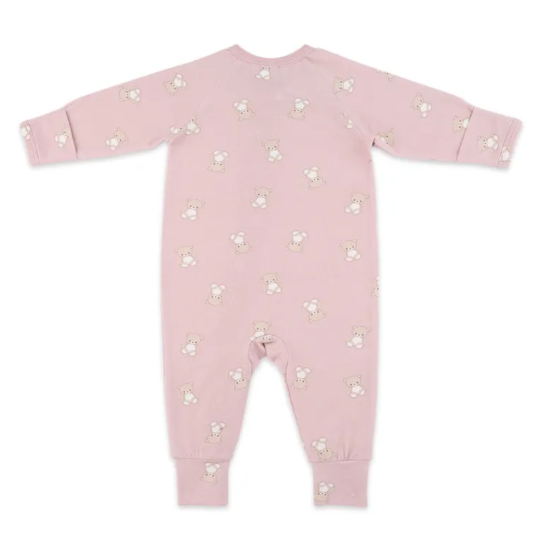 4baby Coverall 0.2 Tog Teddy Pink