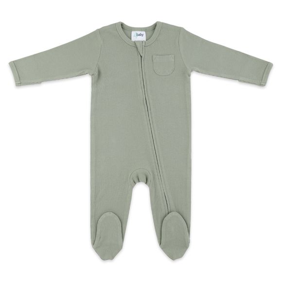 4baby Ribbed Romper Sage