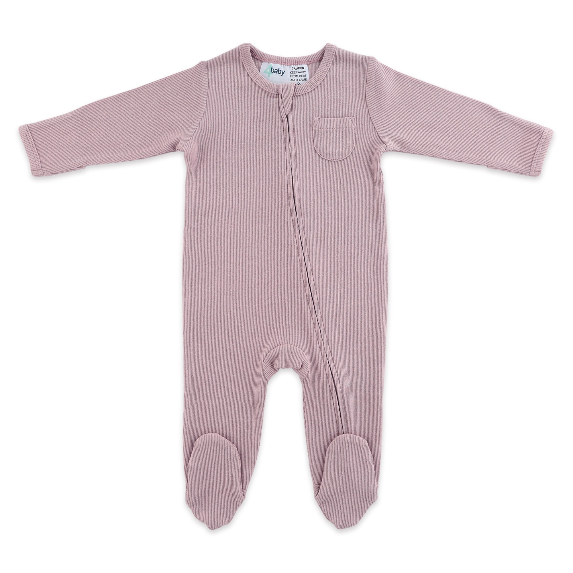 4baby Ribbed Romper Lilac Size 000