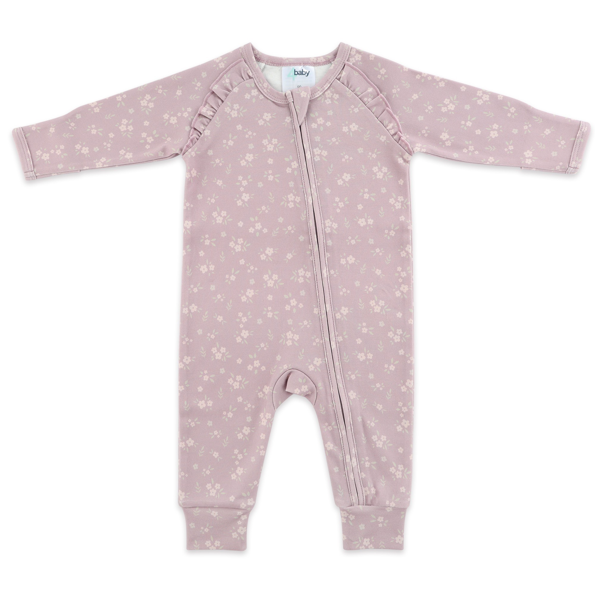 4baby Flutter Sleeve Romper Lilac Floral Size 0