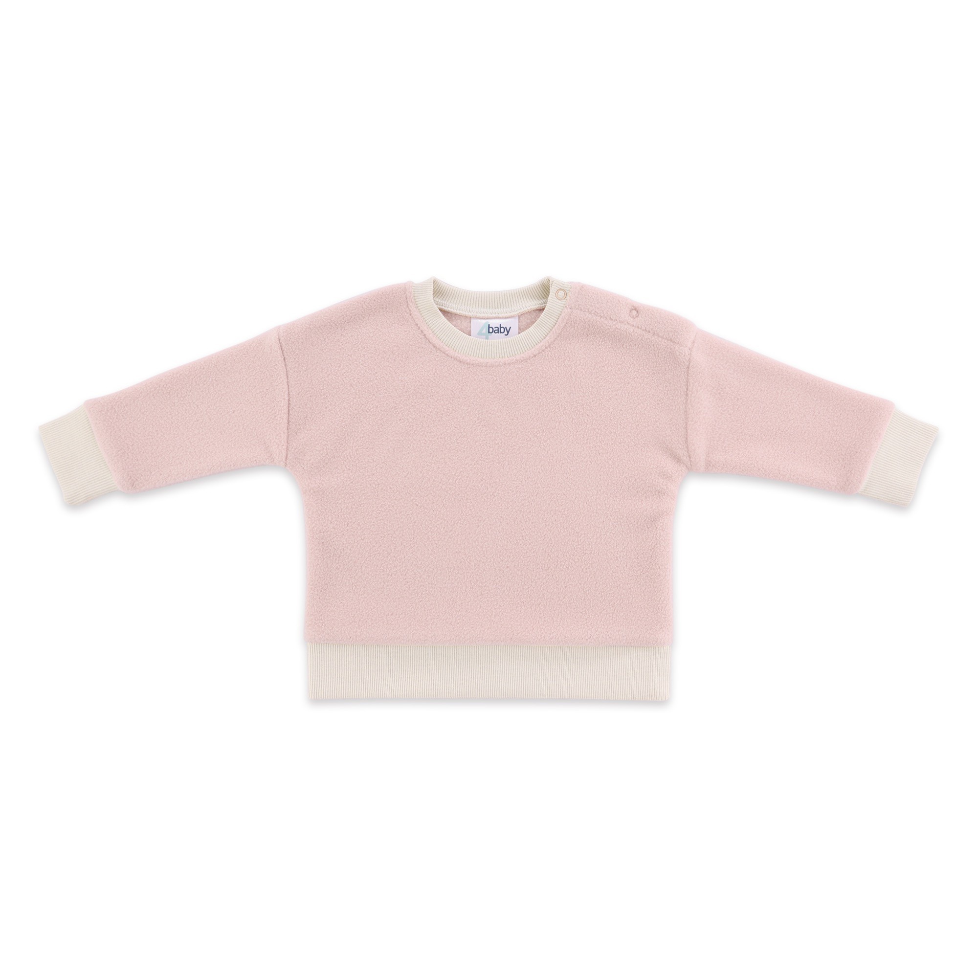 4baby Polar Fleece Sweater Pink Contrast Size 0