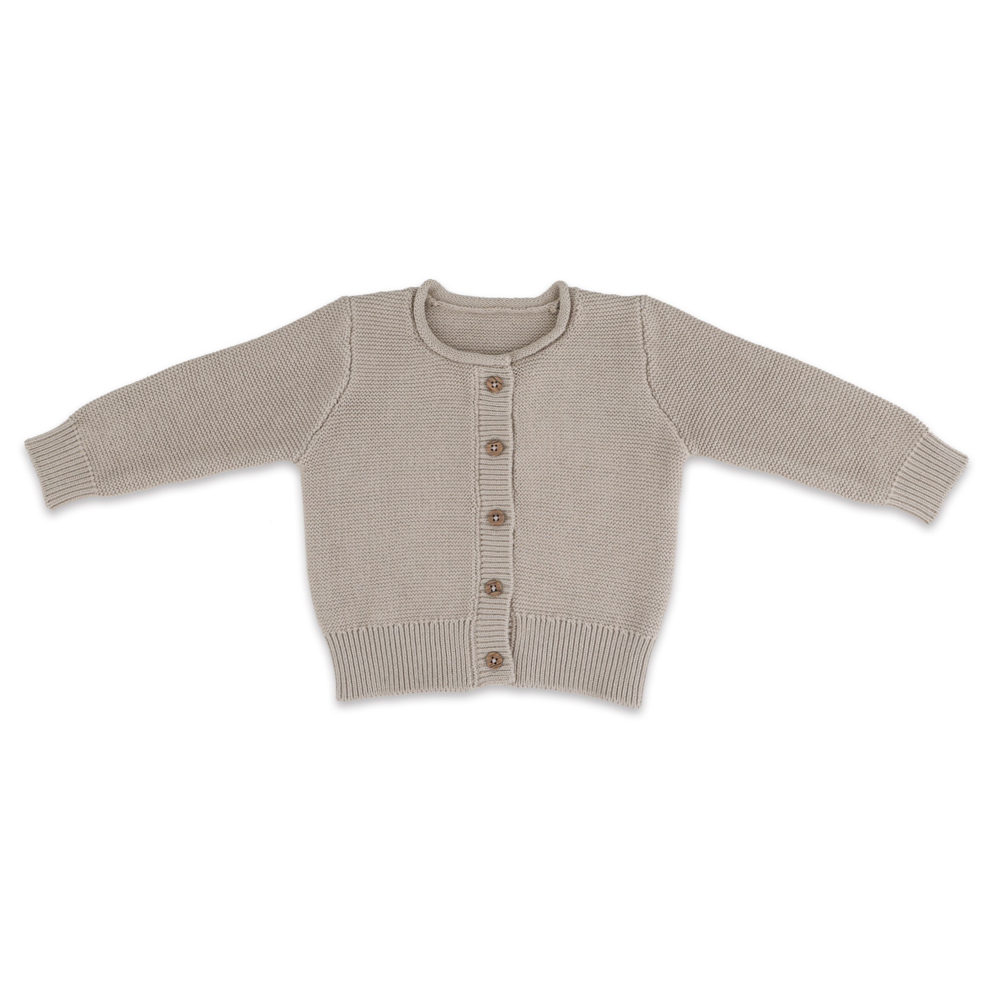 4baby Knit Cardigan Taupe Size 1
