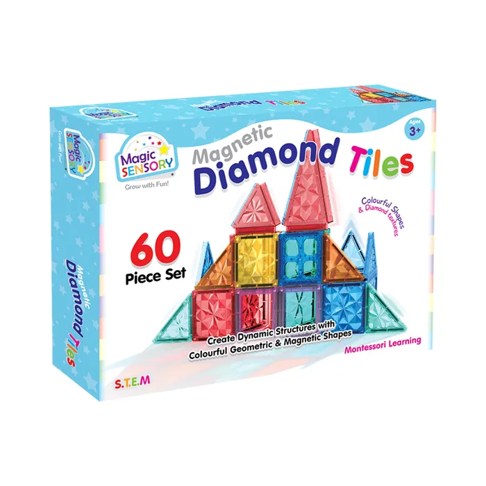 Magic Sensory Diamond Magnetic Tiles
