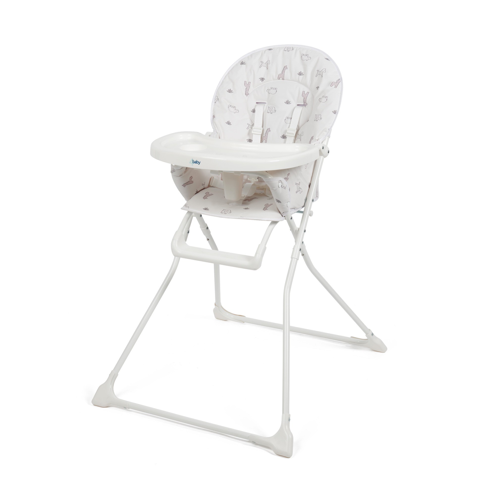4baby Flat Fold Highchair Safari