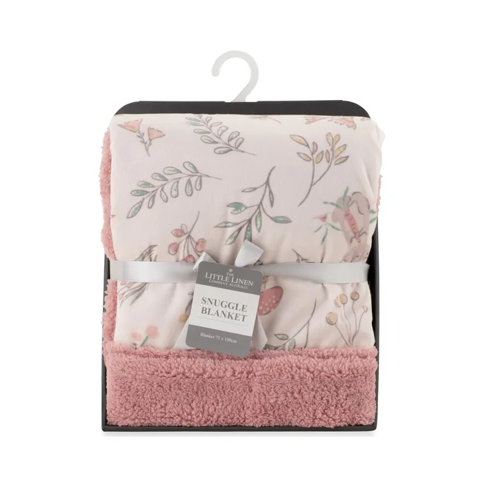 The Little Linen Co. Snuggle Blanket Harvest Bunny