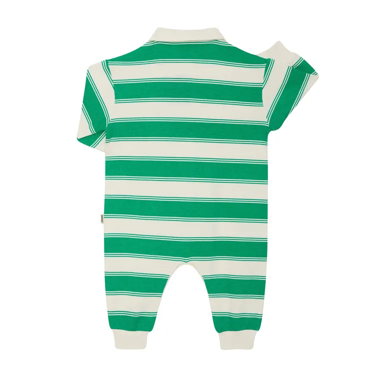 Bonds Onesie Rugby Stripe Frog