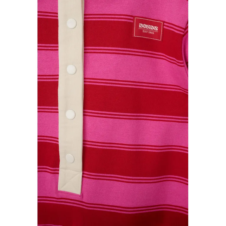 Bonds Onesie Rugby Stripe Red