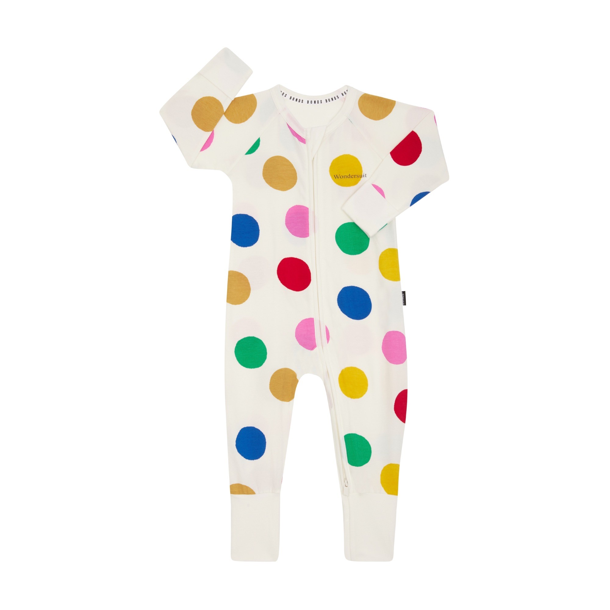 Bonds Coverall Rainbow Spots Size 2