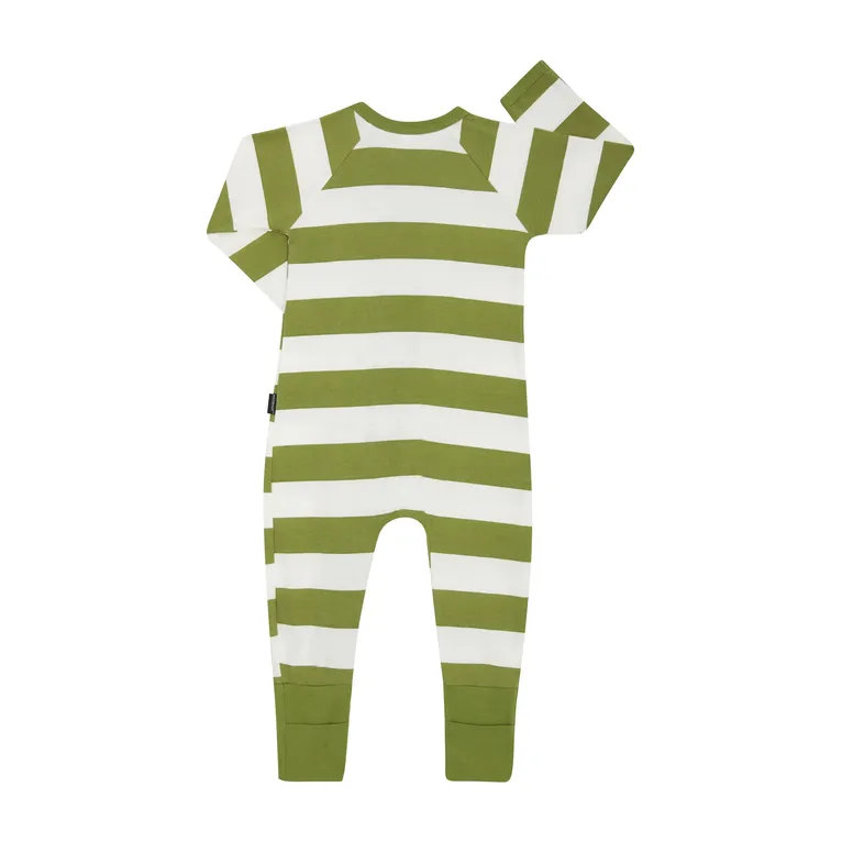 Bonds Coverall Horizontal Ruby Stripes Jungle