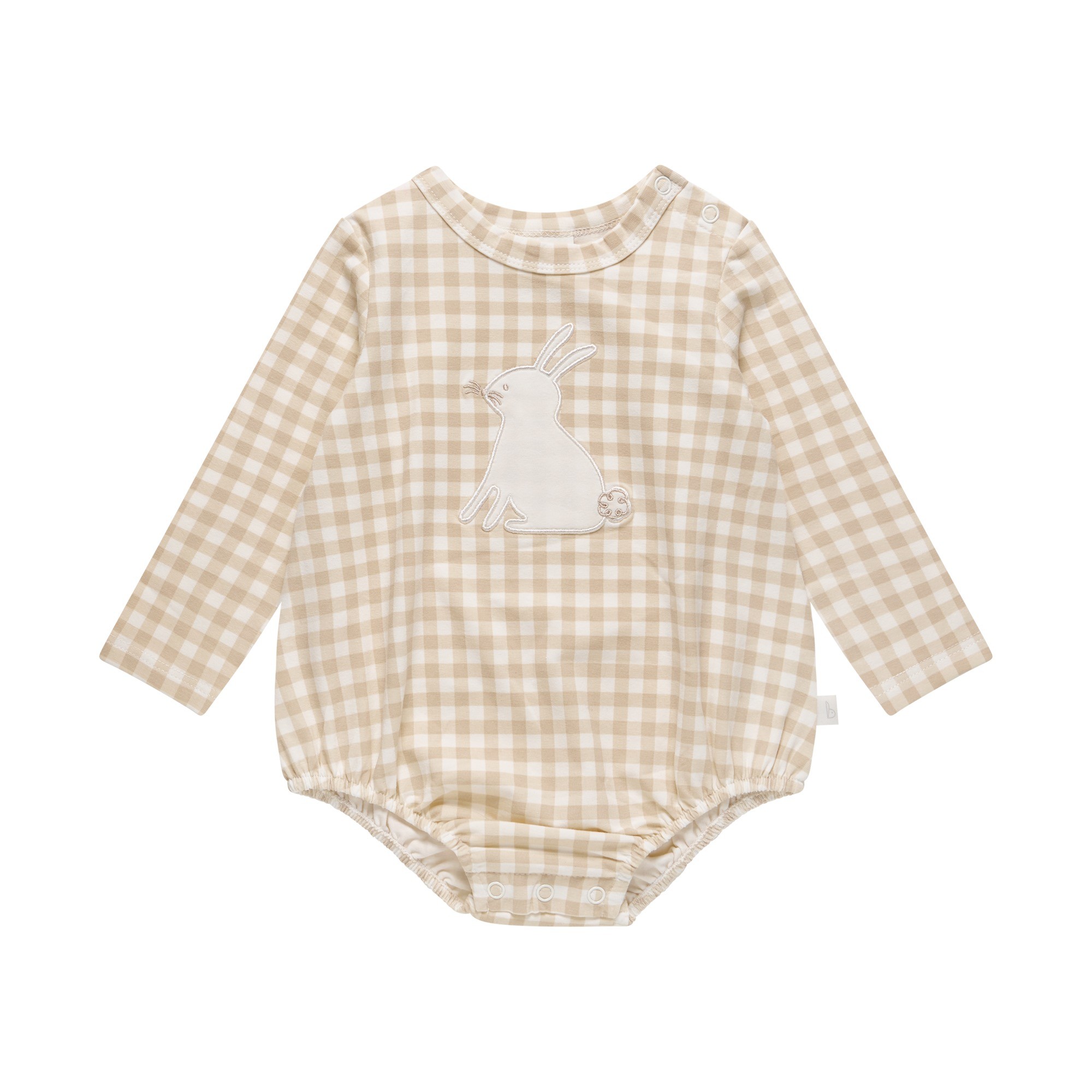 Bilbi Onesie Knit Cream Brown 0 Brown