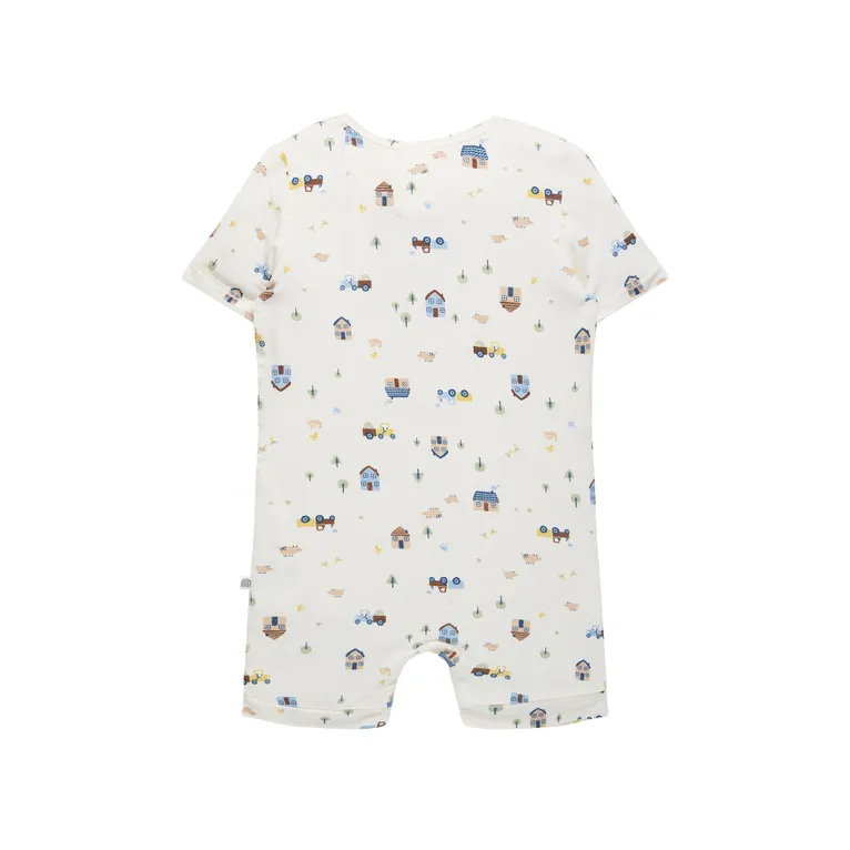Kynd Baby Day or Night Short Sleeve Onesie Pasture