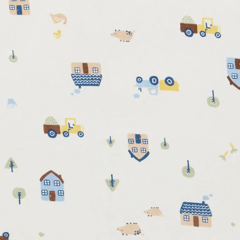 Kynd Baby Day or Night Short Sleeve Onesie Pasture