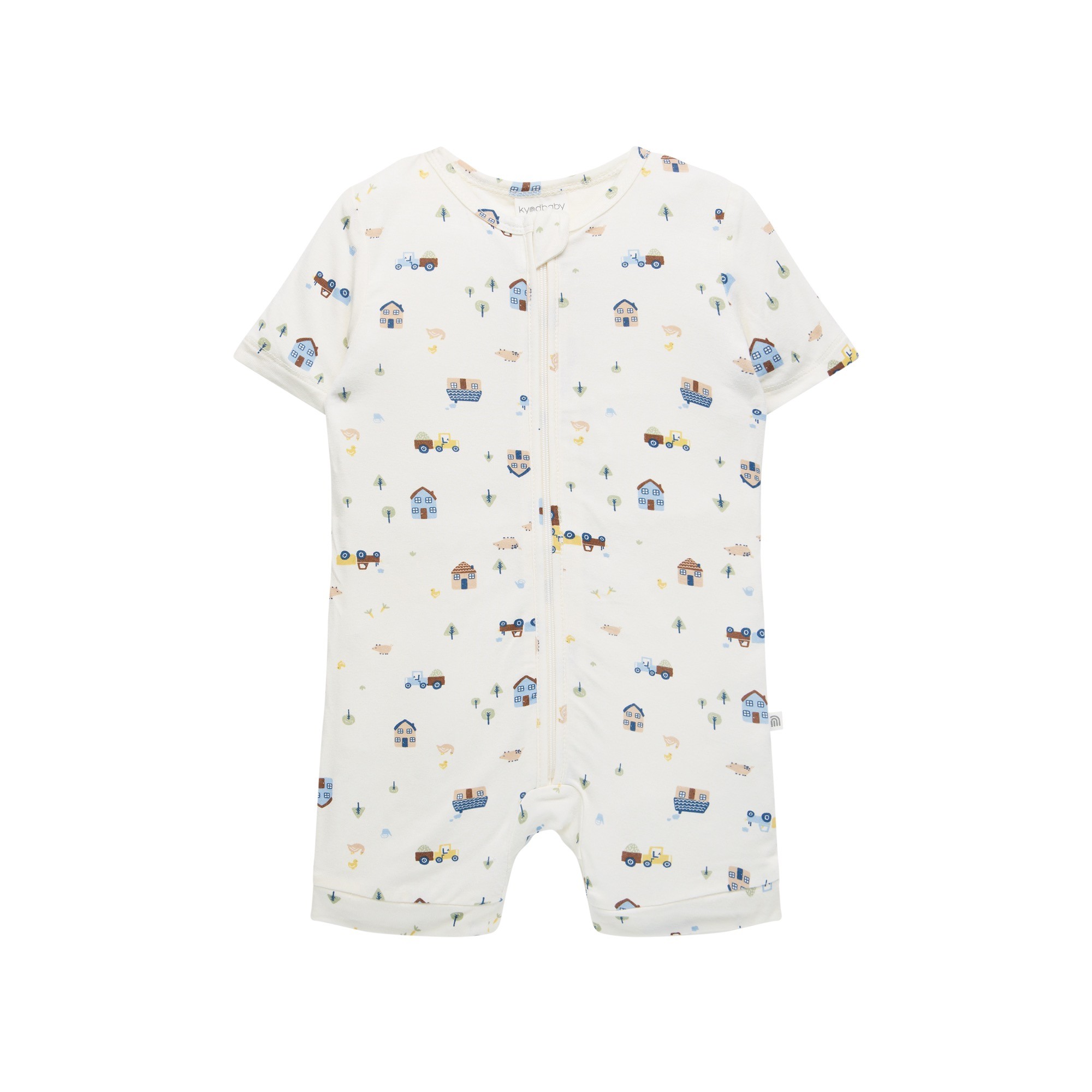 Kynd Baby Day or Night Short Sleeve Onesie Pasture Size 0