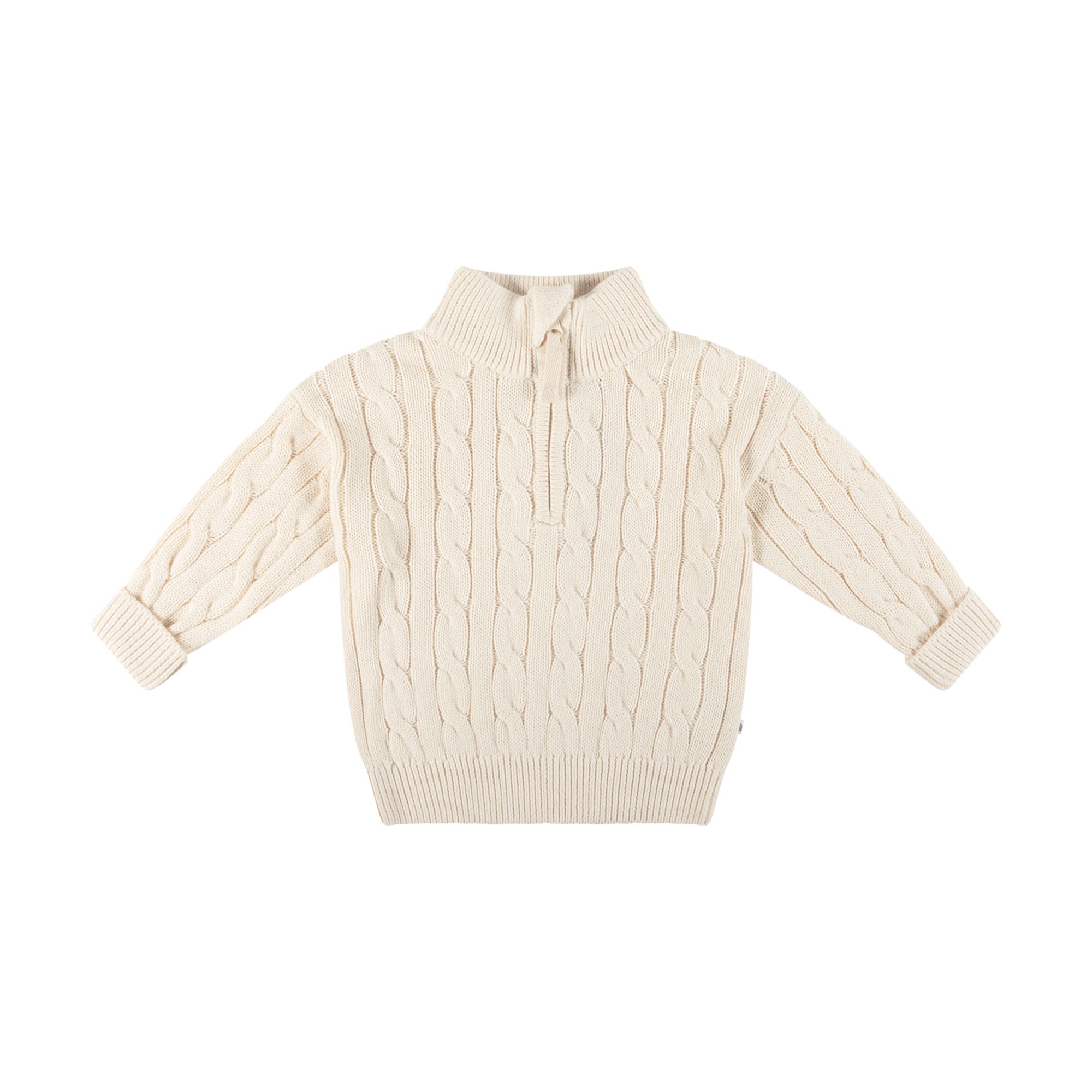 Kynd Baby Knit Rib Jumper Ivory Size 0