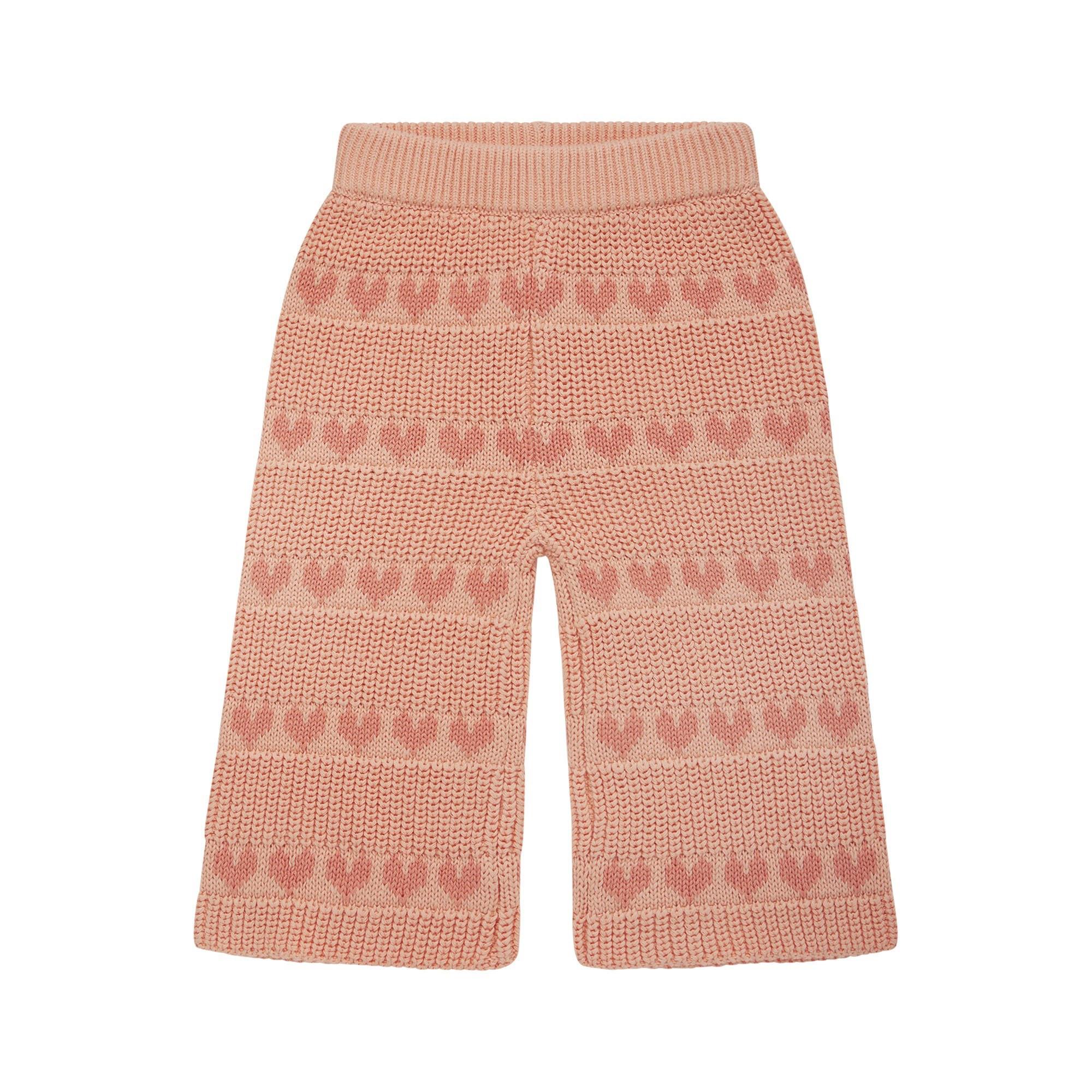 Kynd Baby Knit Flare Pant Pink Heart Size 0