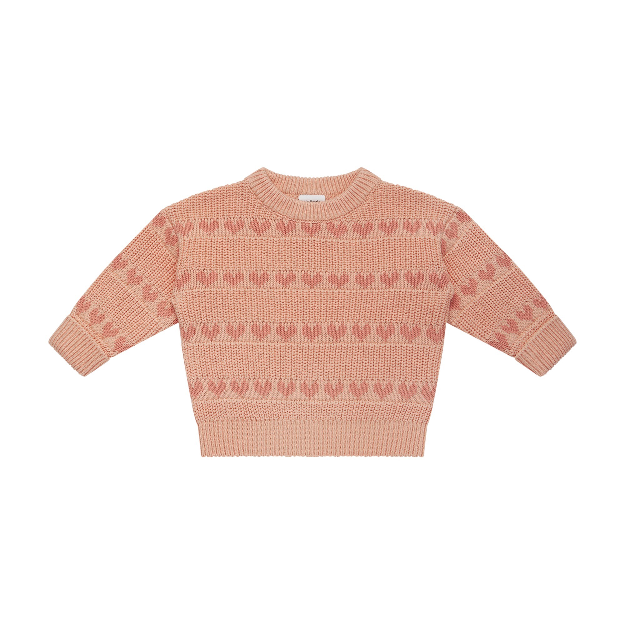 Kynd Baby Knit Jumper Pink Heart Size 00