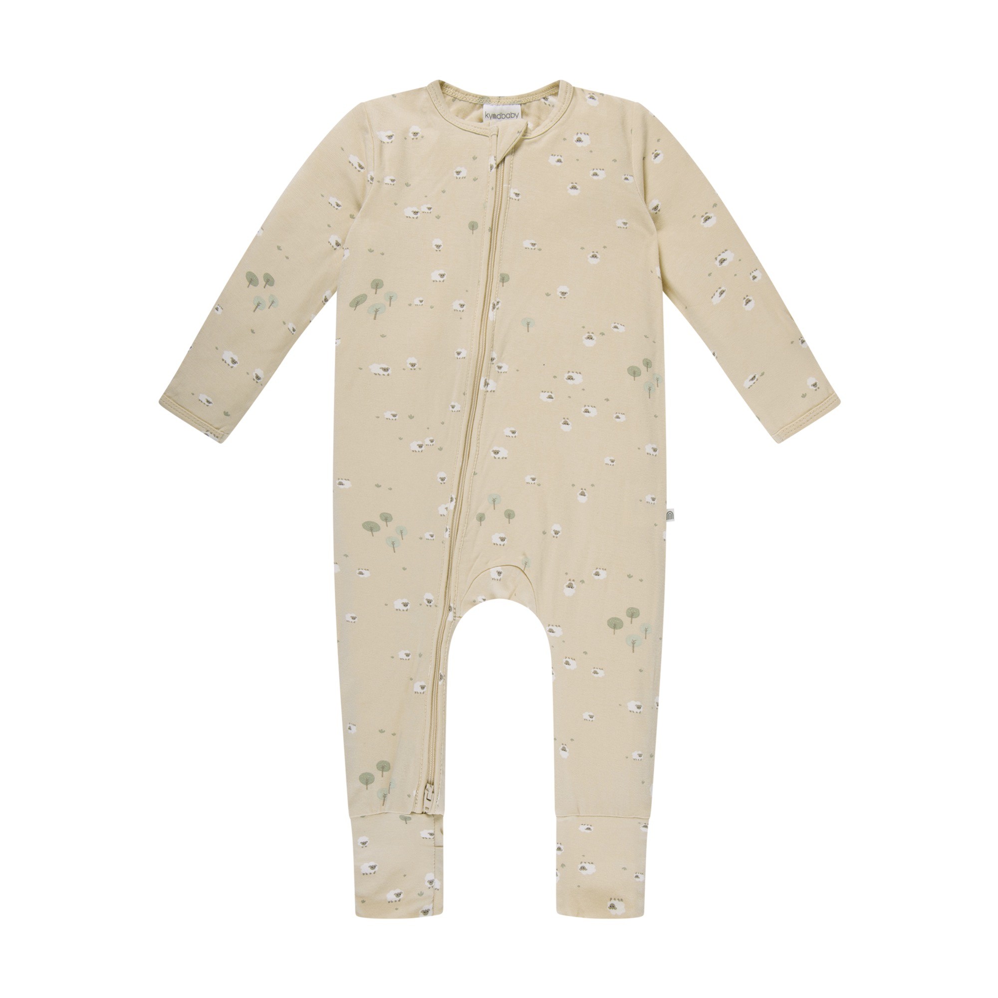 Kynd Baby Day Or Night Onesie Sheep Size 0